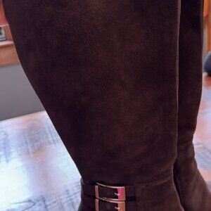 Women's Calvin Klein Brown Suede Tall Boot